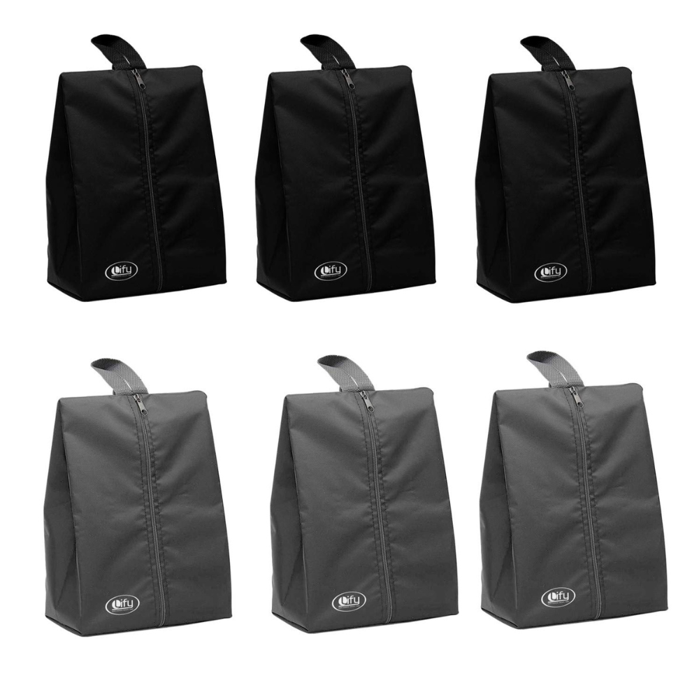 Shoe Bag for Travel & Storage Travel Organizer for Women & Men Travel Accessories Shoe Organizer Shoe Bags Pouches Travel Shoe Cover for Travelling Travel Essentials - Pack of 6 Shoe Pouch