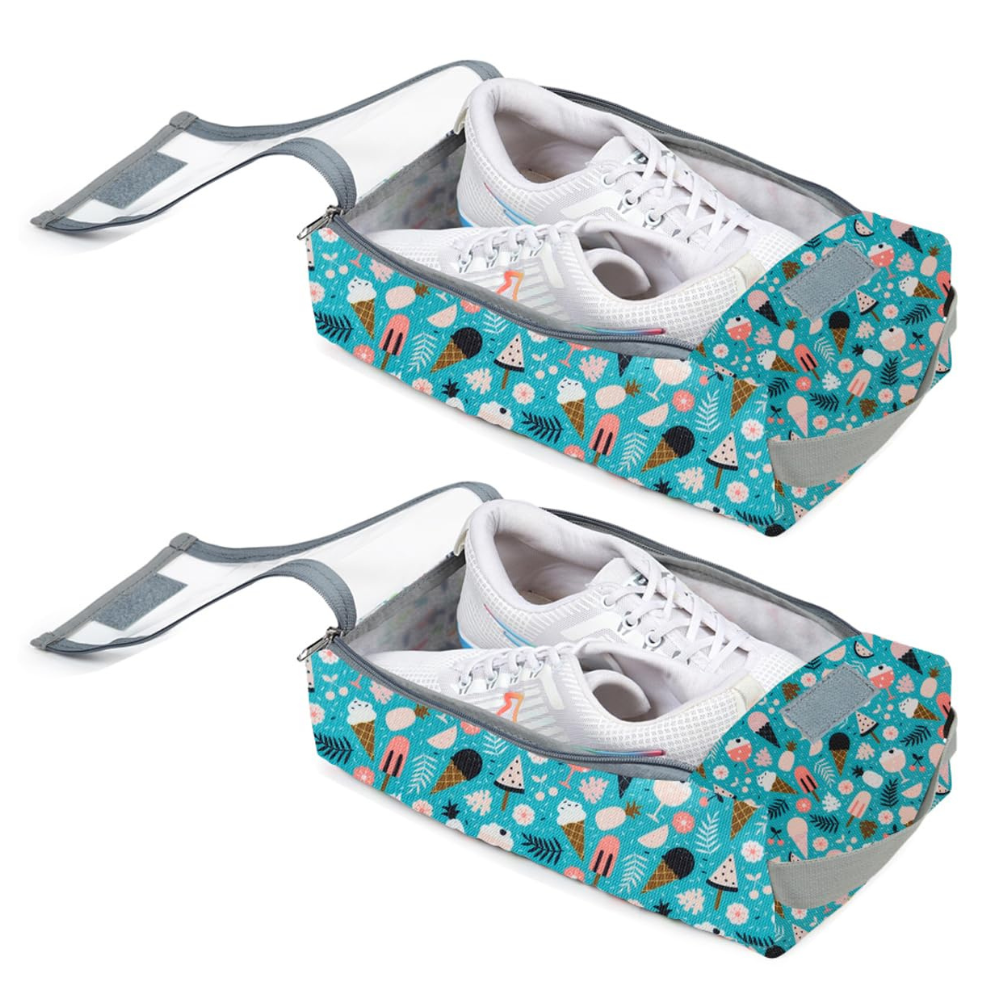 Mommy Baby  luv  Bag for Shoe with Zipper Organizer in Travelling Portable Shoe Cover for Dustproof Packing Shoe Bags Pouches Travel in Keeping Bag Organized Shoes Cover Vertical Shoe Bag.
