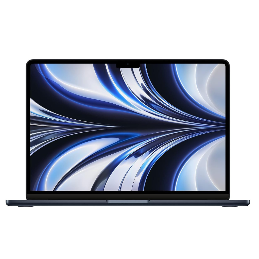 2022 Apple MacBook Air Laptop with M2 chip: 34.46 cm (13.6-inch) Liquid Retina Display, 8GB RAM, 256GB SSD Storage, Backlit Keyboard, 1080p FaceTime HD Camera. Works with iPhone/iPad; Midnight