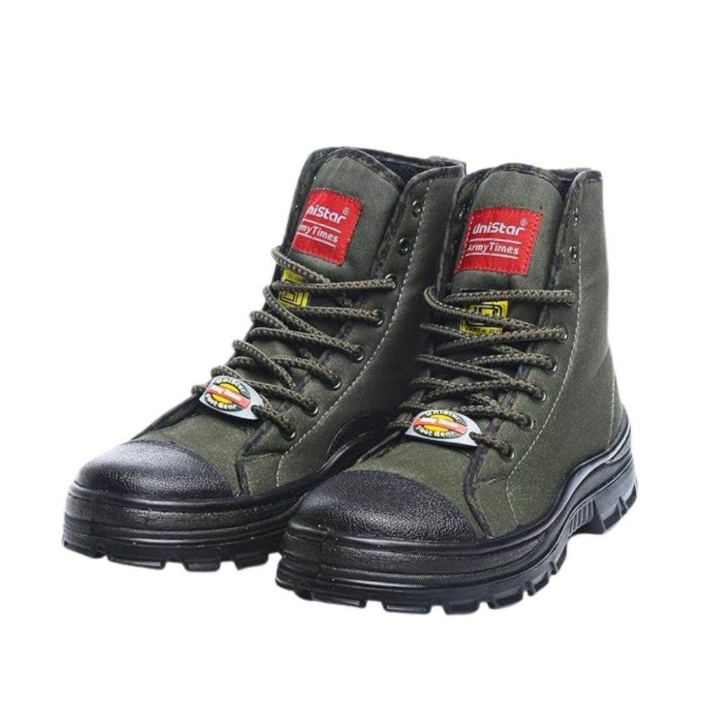 Unistar HikingMountain boots for Men for Outdoor Trekking & Ridding Shoe- non slip, Mild Waterproof, Anti-Fatigue, Comfortable