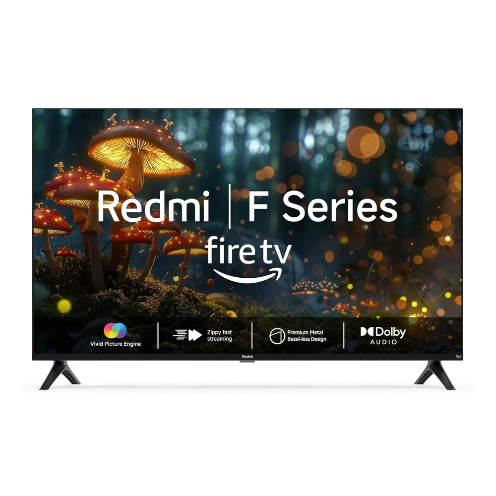 Redmi Xiaomi 80 cm (32 inches) F Series HD Ready Smart LED Fire TV L32MA-FVIN (Black)