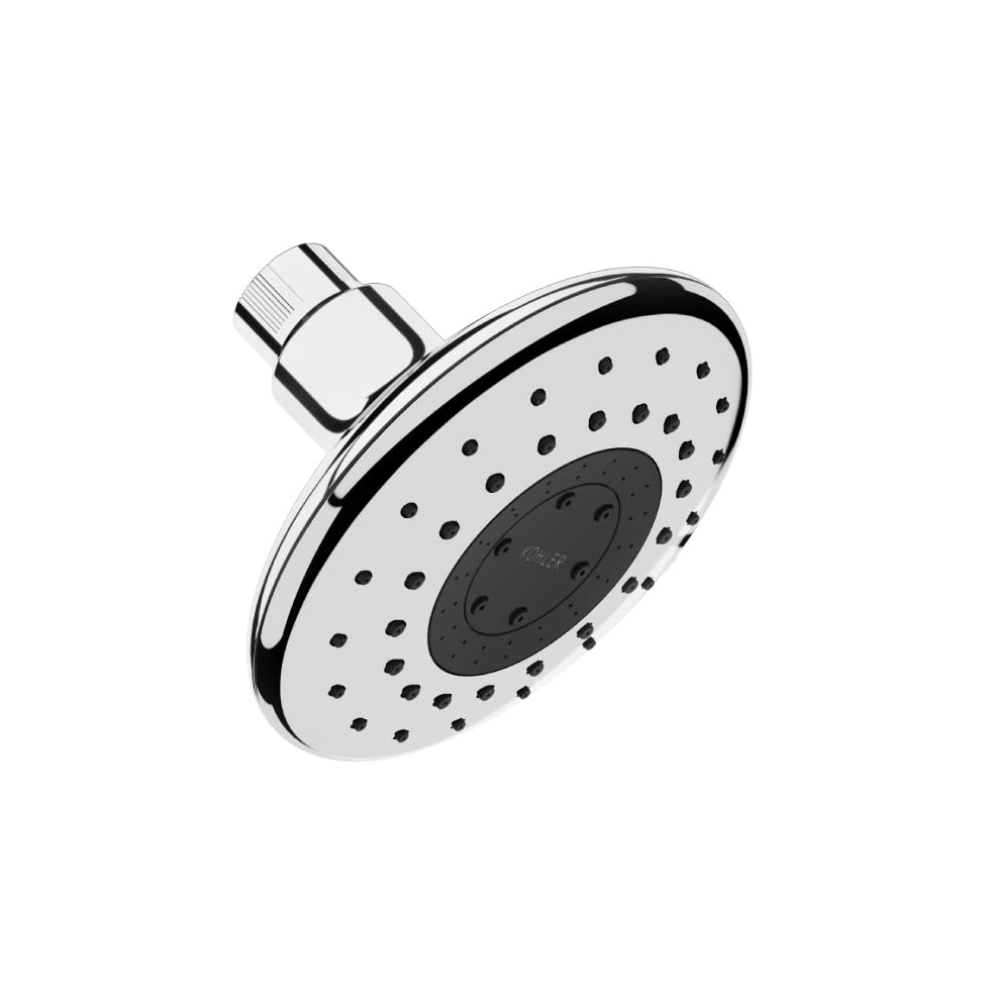 Hindware ABS 100 mm Rain Shower Overhead Shower  Wall Mounted  Chrome Finish & Nickel Plating  Sustains High Water Pressure