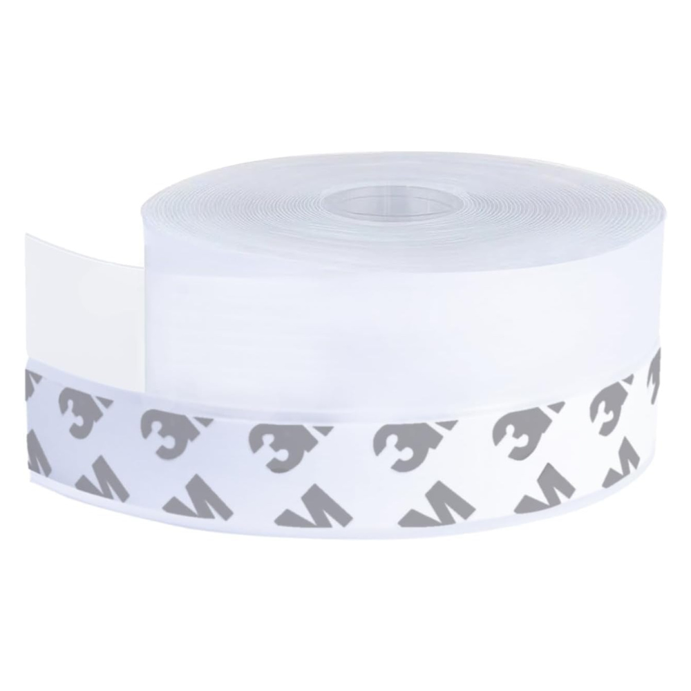 Vs Care Silicone Seal Strip,Silicone Sealing Sticker for Door or Window,Weatherproof Soundproof Self Adhesive Door Strip Bottom,Seal Strip for Gap Shower (45 MM, 3 Meter)