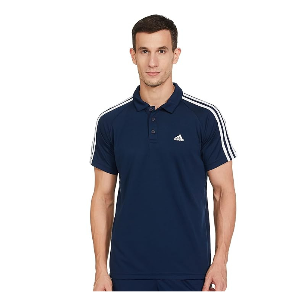 adidas Men's 100% Cotton Regular Fit Polo T-Shirt