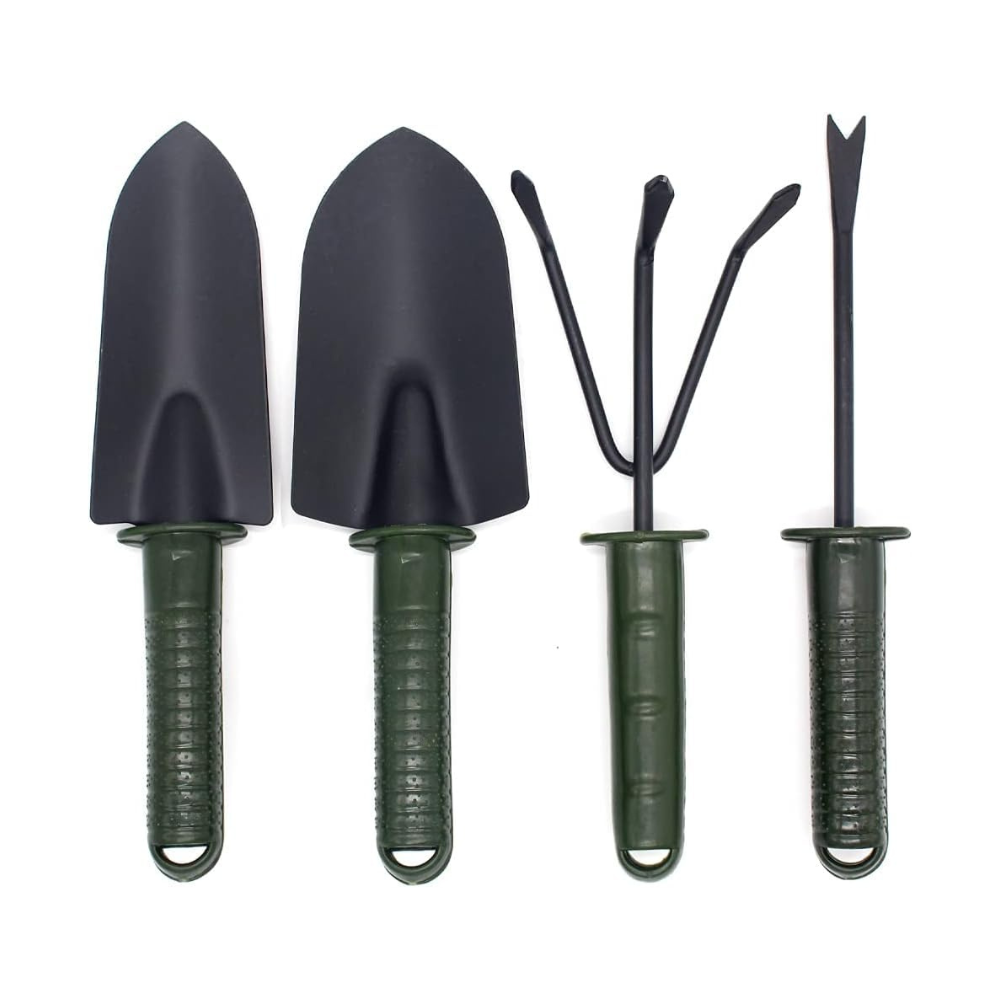 Garden Art Heavy-Duty Tools 4pcs / Garden Tools Set 4 Pack/Garden Tool Set Cheap Garden Tools Set/Mini Garden Tool Set 4 / Gardening Gifts Garden Planting Transplanters Hand Tool Kit (GAGT)