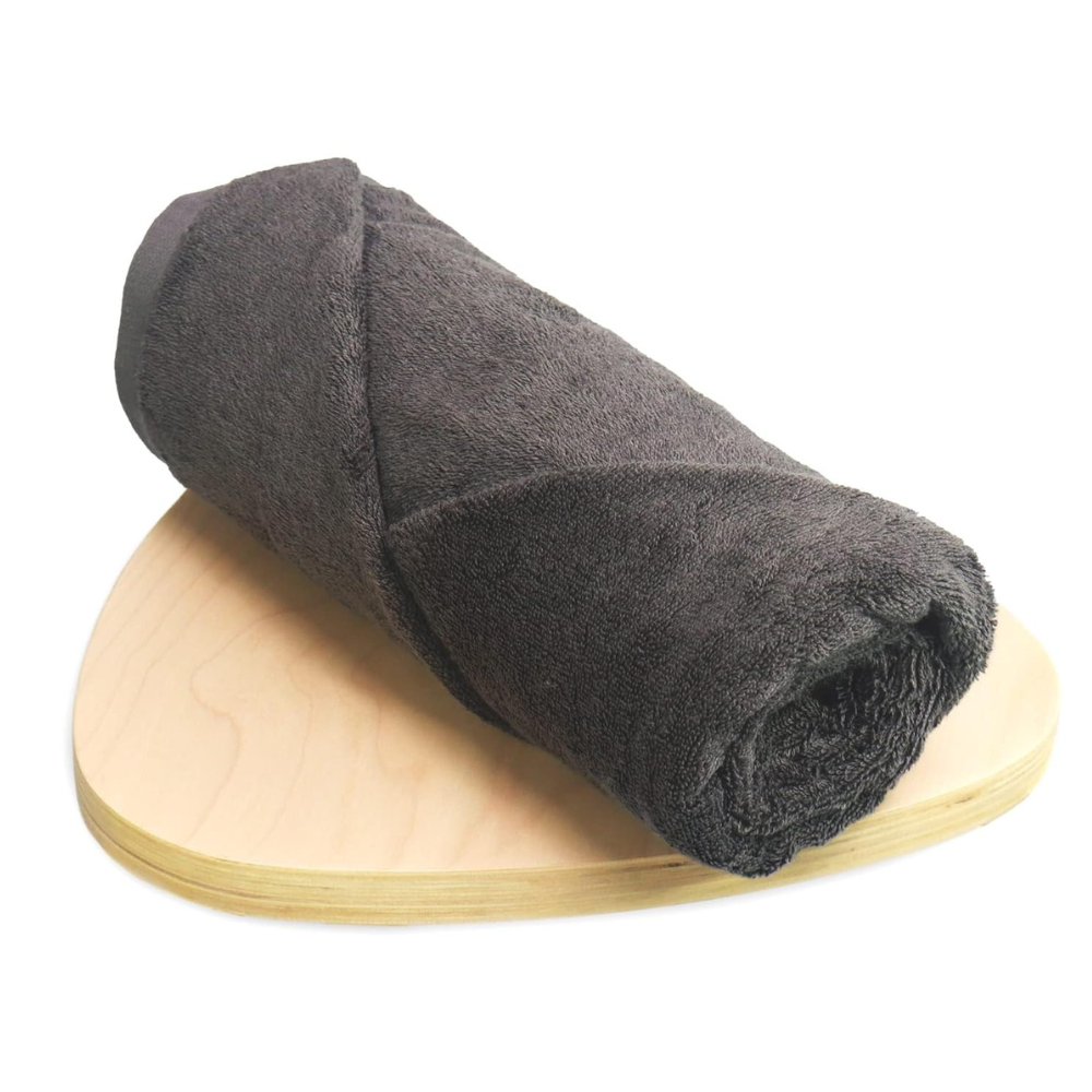 HEELIUM Bamboo Bath Towel | Ultra Absorbent | 3X Softer Than Cotton Towels | 140 x 70 cm - 600 GSM | Pack of 1 - Grey